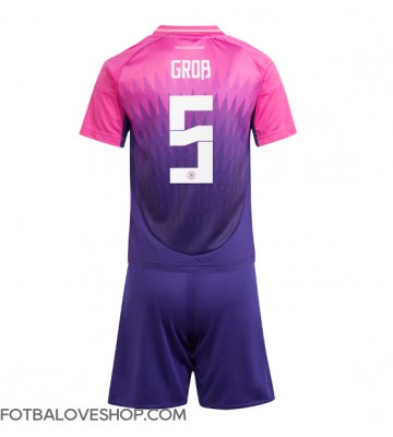 Německo Pascal Gross #5 Dětské Venkovní Dres ME 2024 Krátký Rukáv (+ trenýrky)